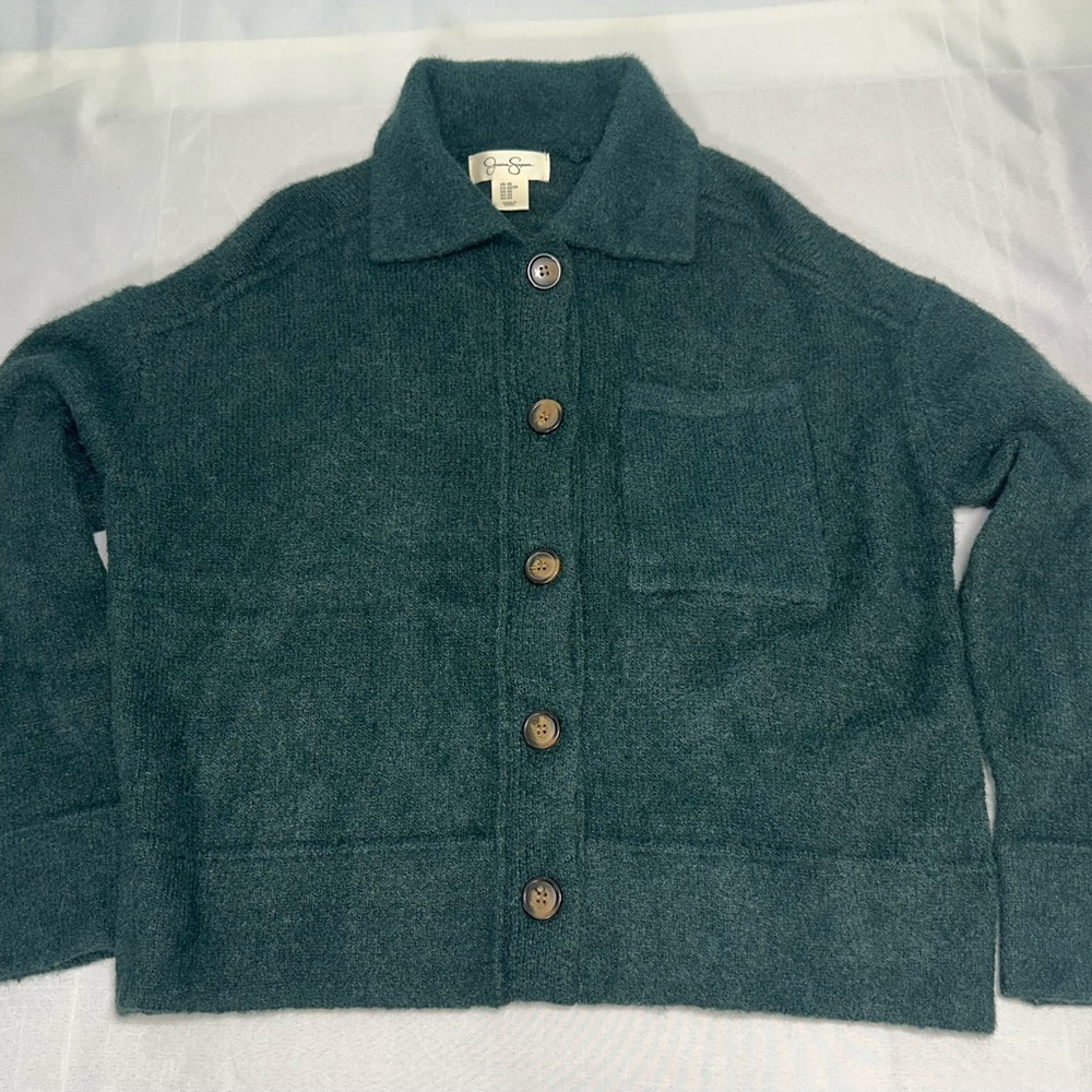 Jessica Simpson Teal Teddy Jacket